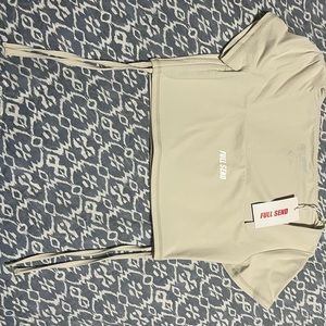 NWT FULL SEND Crop Top